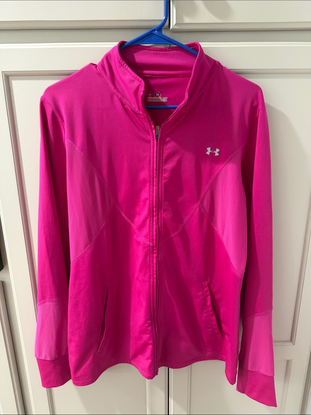 Under Armour Women’s Pink Full-Zip Athletic Jacket